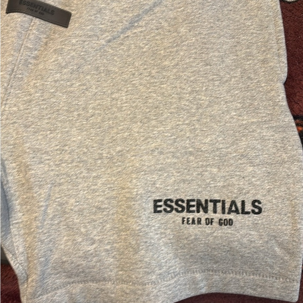 Essentials Fear of God Heather Gray Shorts
